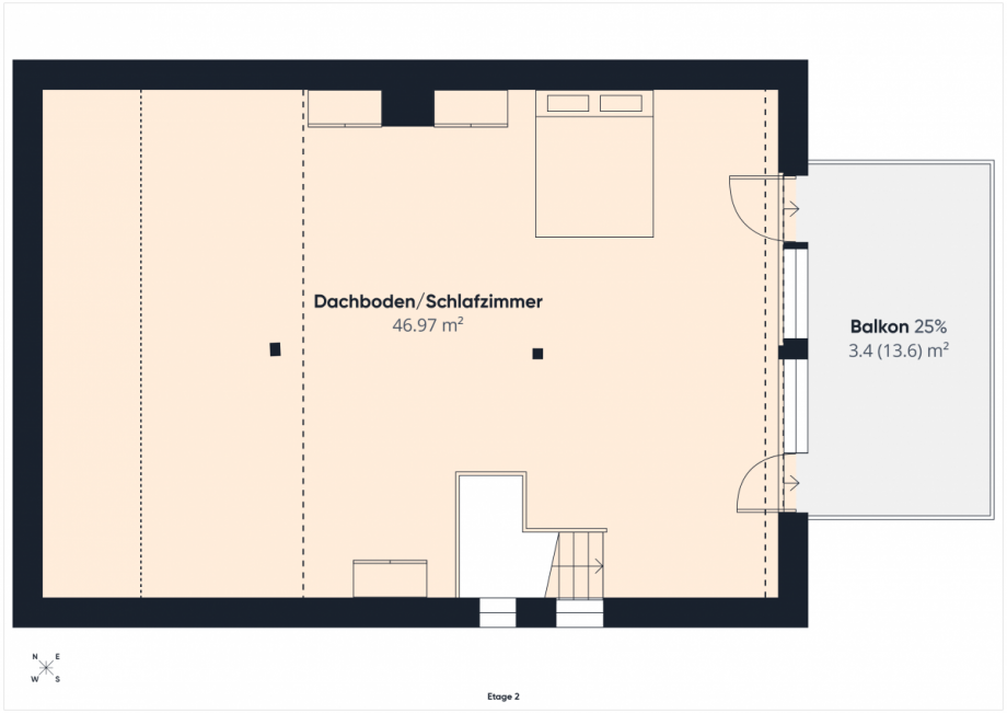 Grundriss DG Einfamilienhaus Grafschaft
