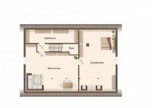 Grundriss DG 359 m� Wohntr�ume mit Einliegerwohnung - Ihre Chance auf etwas Besonderes
