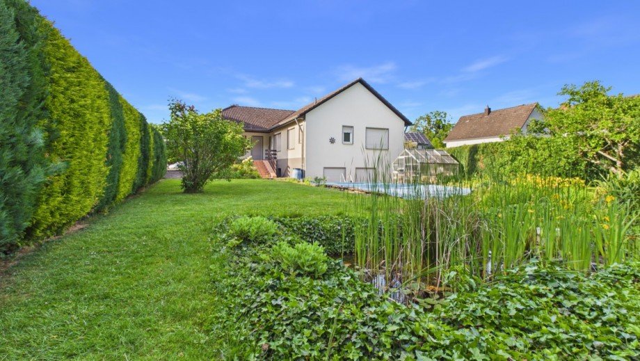Ansicht aus dem Garten Bungalow Sinzig