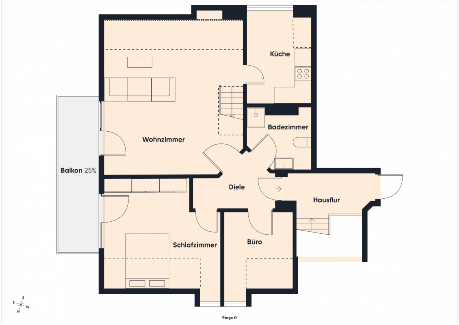 Grundriss-Wohnung Maisonettewohnung Bad Neuenahr-Ahrweiler