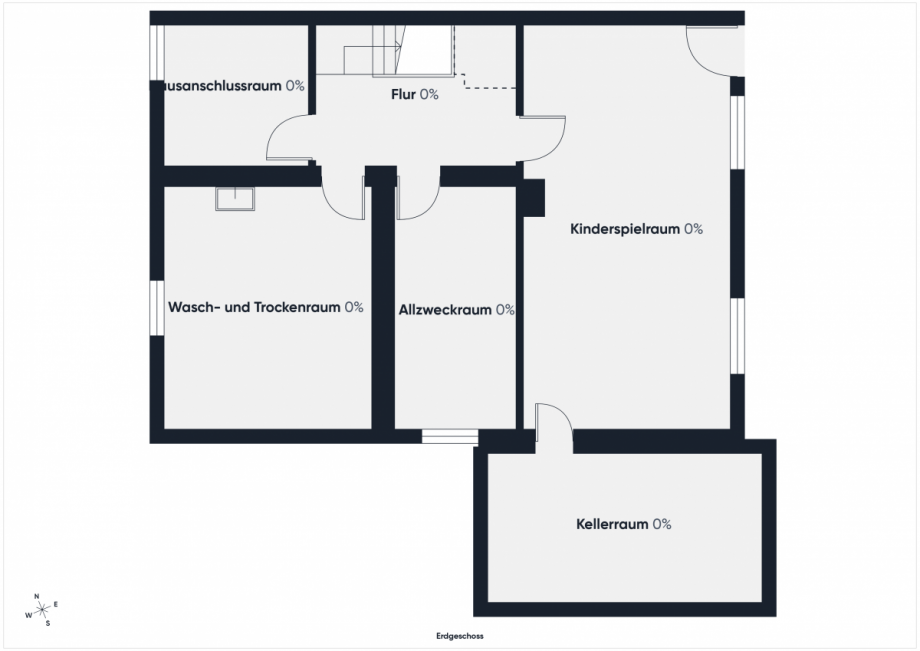Grundriss UG Einfamilienhaus Remagen