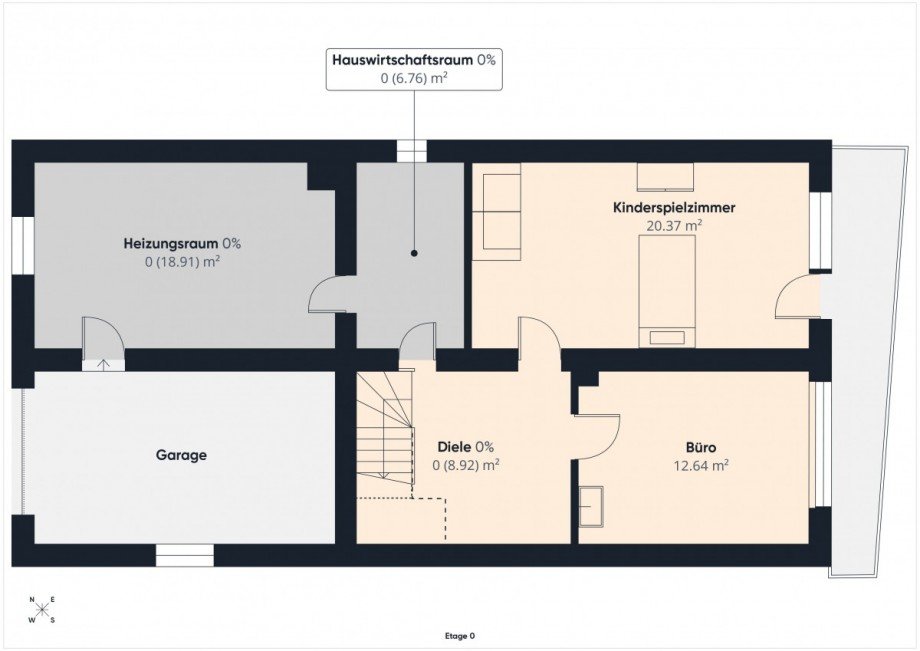 Grundriss KG Einfamilienhaus Grafschaft