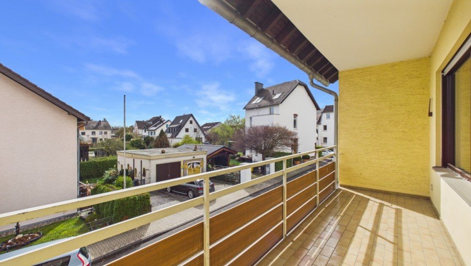 Balkon Wohnzimmer Etagenwohnung Remagen