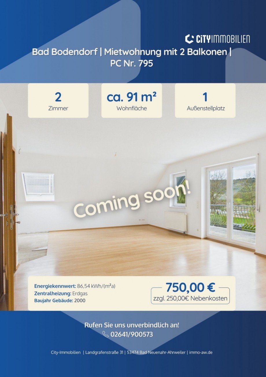 Coming Soon 795 VM Bad Bodendorf Wohnung Sinzig